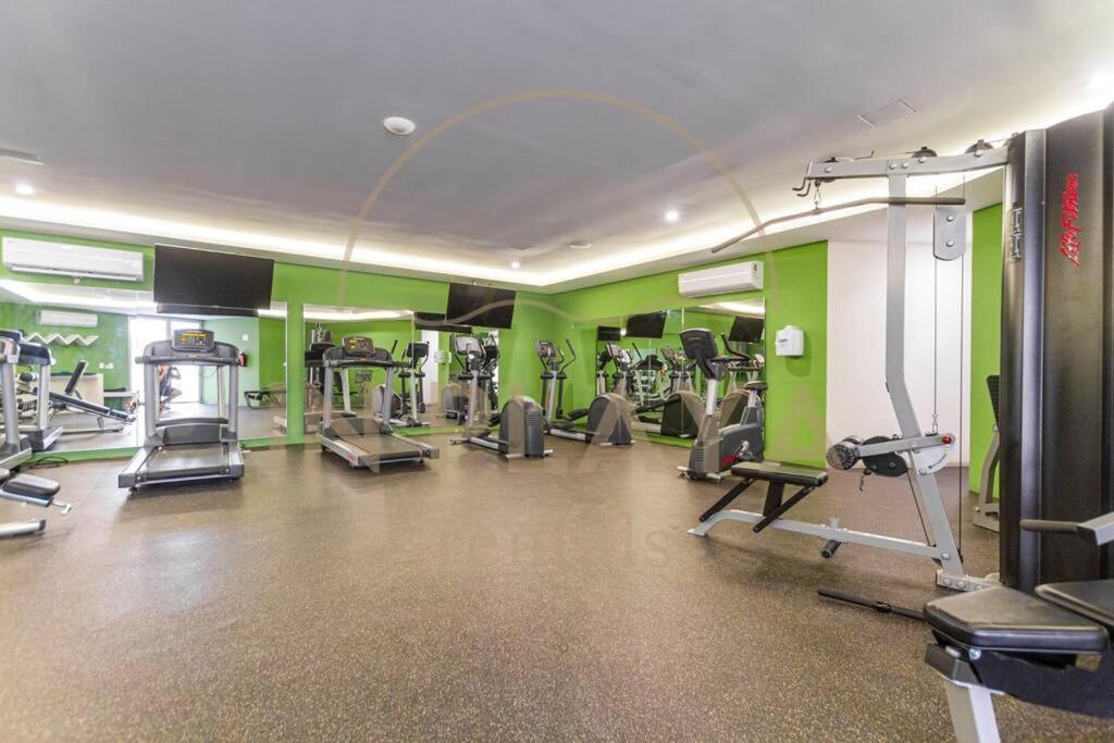 Luxury 2-bed 200mb Wifi Sauna Ac Gym Apartamento Playa del Carmen